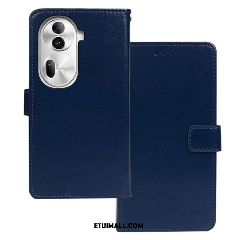 Etui Folio Oppo Reno 11 Pro 5g Efekt Skóry Idewei