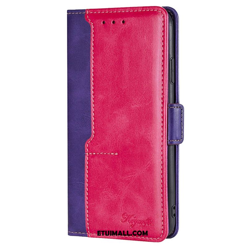 Etui Folio Oppo Reno 11f 5g Dwukolorowy Projekt Etui Ochronne