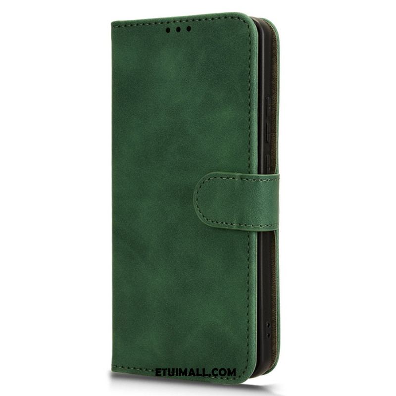 Etui Folio Oppo Reno 11f 5g Skóra Z Efektem Sztucznego Zamszu Etui Ochronne