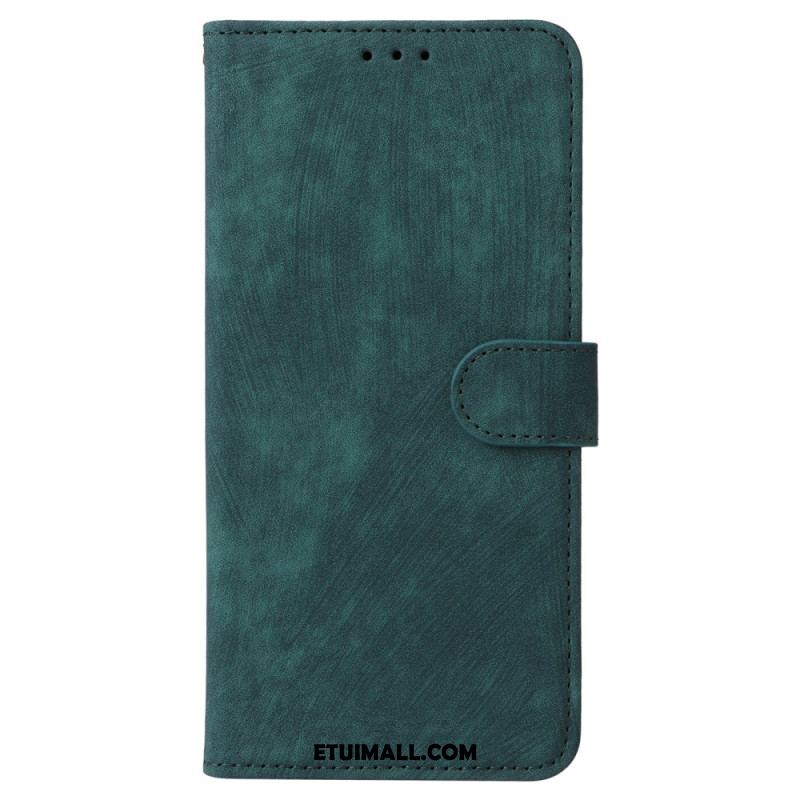 Etui Folio Oppo Reno 12 5g Efekt Zamszu Z Paskiem Etui Ochronne