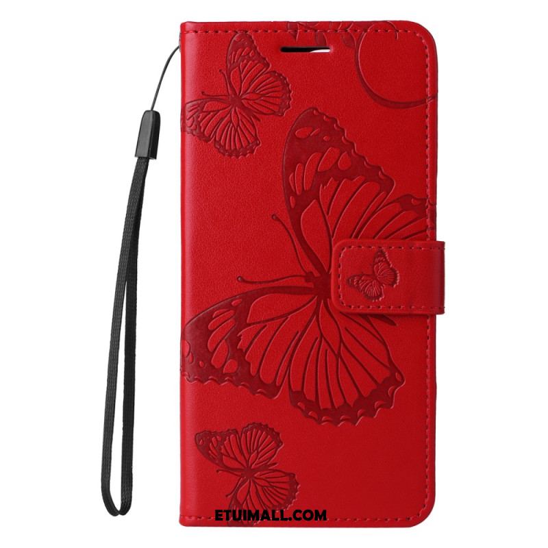 Etui Folio Oppo Reno 12 5g Gigantyczne Motyle Etui Ochronne