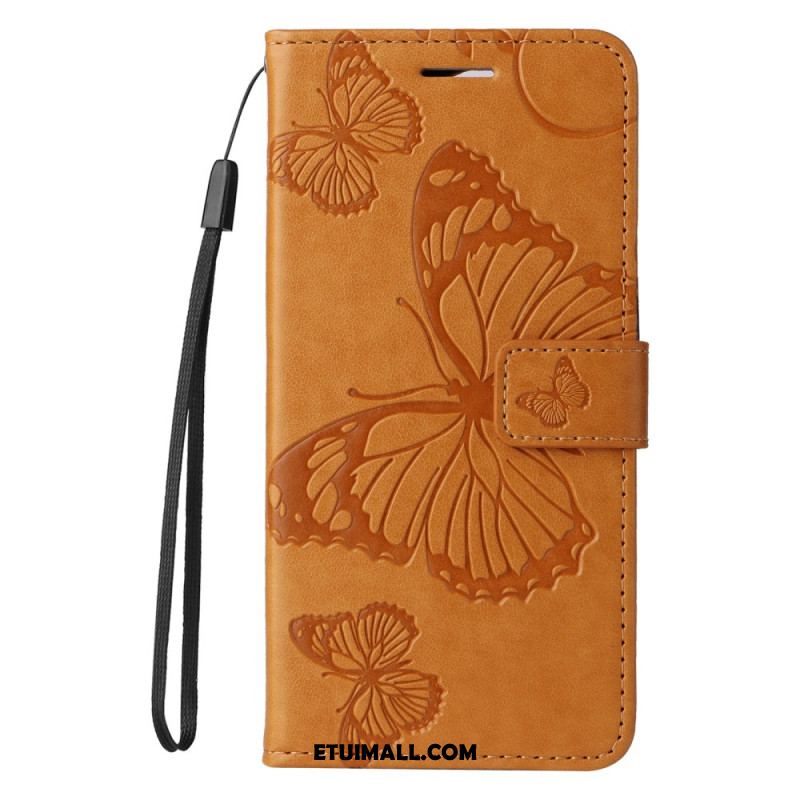 Etui Folio Oppo Reno 12 5g Gigantyczne Motyle Etui Ochronne