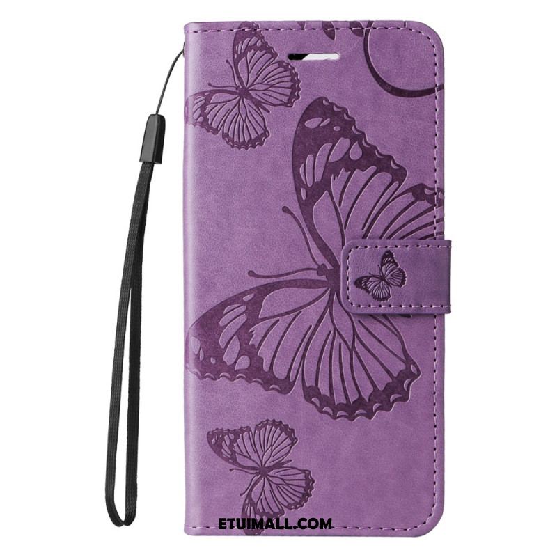 Etui Folio Oppo Reno 12 5g Gigantyczne Motyle Etui Ochronne