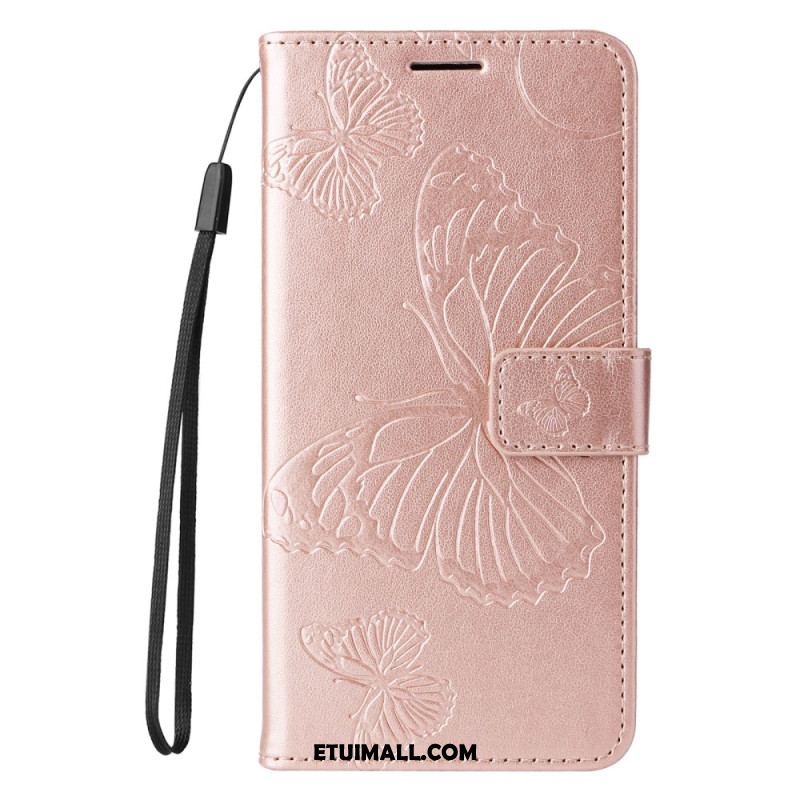 Etui Folio Oppo Reno 12 5g Gigantyczne Motyle Etui Ochronne