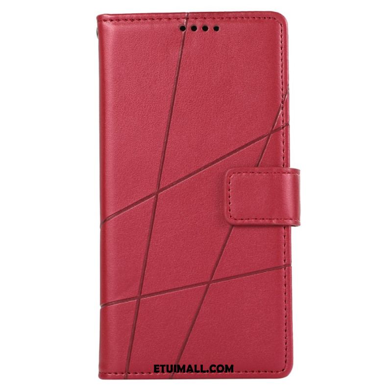 Etui Folio Oppo Reno 12 5g Linie Paska Etui Ochronne