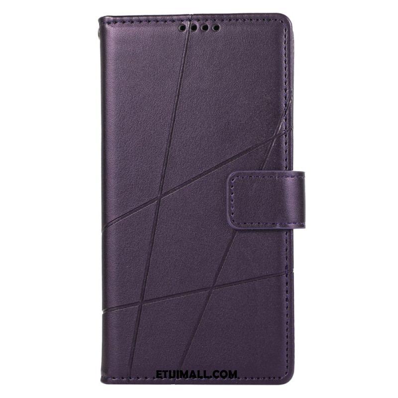 Etui Folio Oppo Reno 12 5g Linie Paska Etui Ochronne