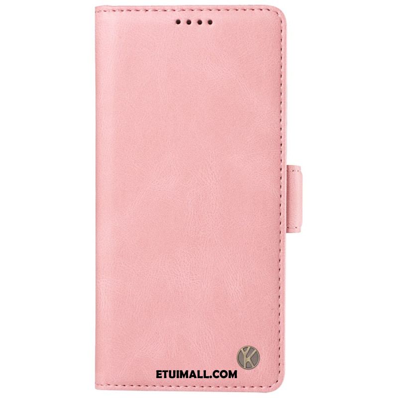 Etui Folio Oppo Reno 12 Pro 5g Efekt Zamszu Yikatu Etui Ochronne