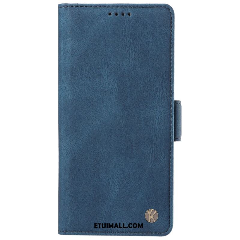 Etui Folio Oppo Reno 12 Pro 5g Efekt Zamszu Yikatu Etui Ochronne