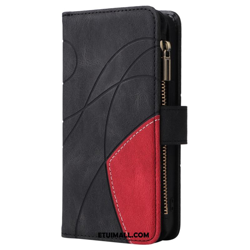 Etui Folio Oppo Reno 12 Pro 5g Portfel Z Falistymi Liniami Etui Ochronne