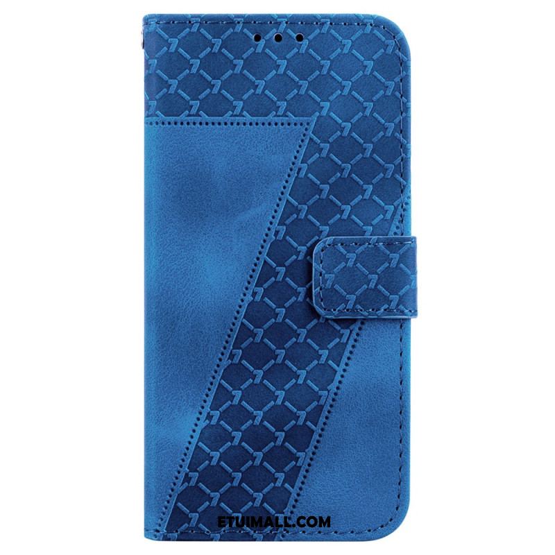 Etui Folio Oppo Reno 12 Pro 5g Wzór 7 Z Paskiem