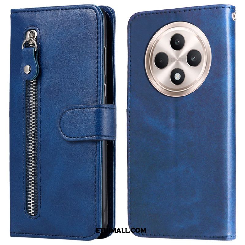 Etui Folio Oppo Reno 12f 5g Portfel Zapinany Na Zamek Etui Ochronne