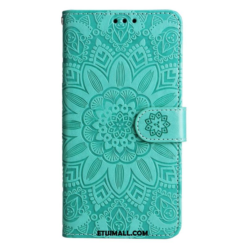 Etui Folio Samsung Galaxy A15 5g Nadruk Mandali Ze Smyczą Etui Ochronne