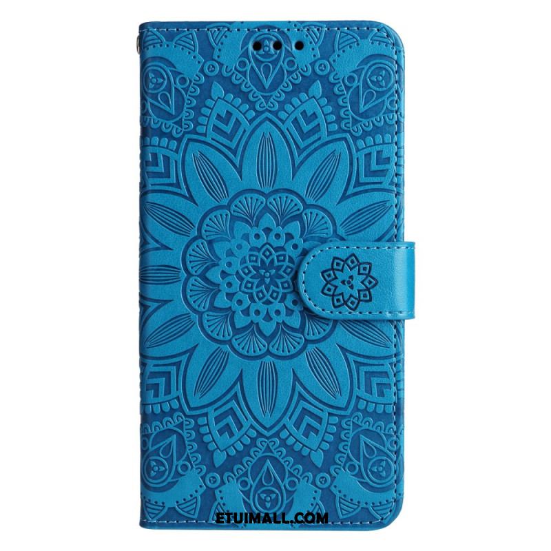 Etui Folio Samsung Galaxy A15 5g Nadruk Mandali Ze Smyczą Etui Ochronne