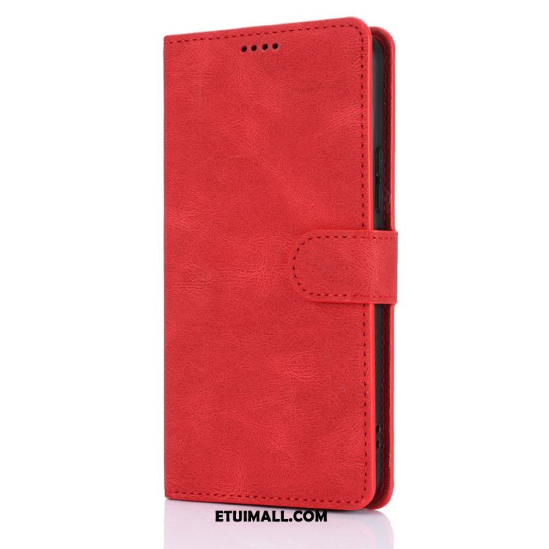 Etui Folio Samsung Galaxy A15 5g Zamszowy Styl Z Paskiem Etui Ochronne