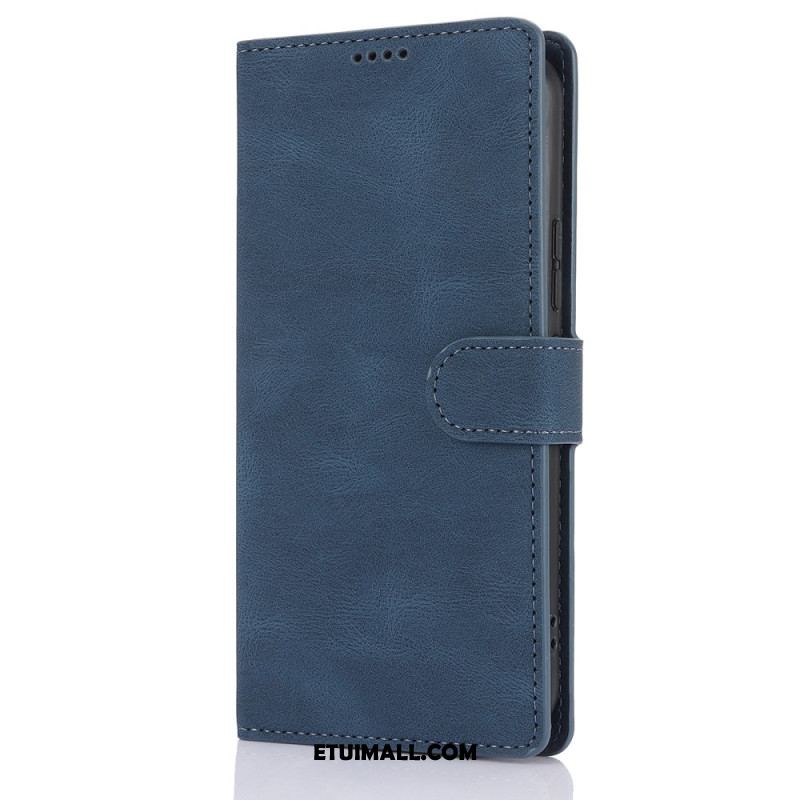 Etui Folio Samsung Galaxy A15 5g Zamszowy Styl Z Paskiem Etui Ochronne