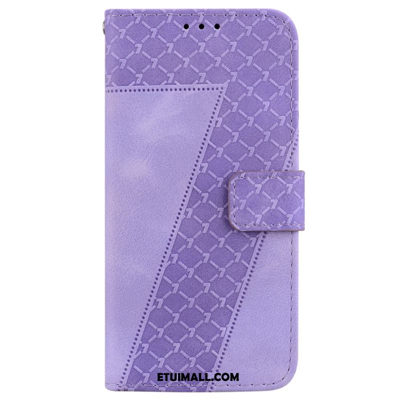 Etui Folio Samsung Galaxy A15 Wzór 7 Z Paskiem Etui Ochronne