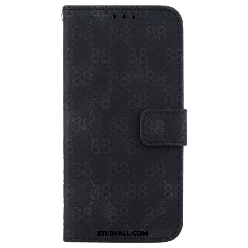 Etui Folio Samsung Galaxy A15 Wzór 88 Z Paskiem