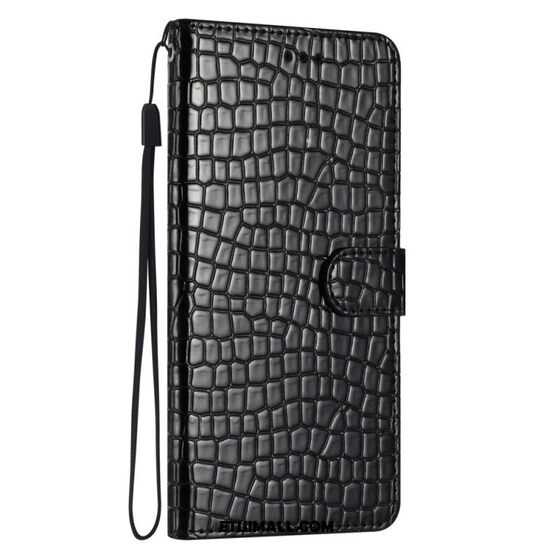 Etui Folio Samsung Galaxy A16 5g Efekt Krokodyla Etui Ochronne