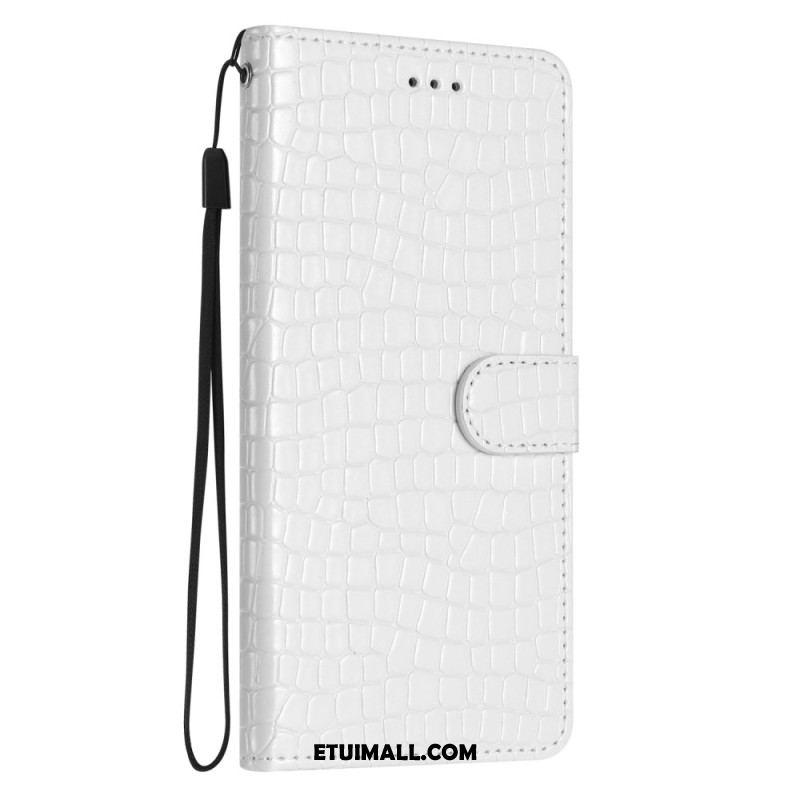 Etui Folio Samsung Galaxy A16 5g Efekt Krokodyla Etui Ochronne