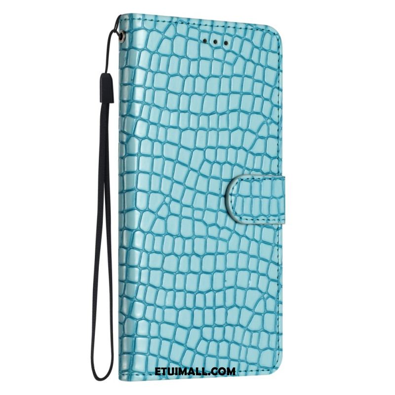 Etui Folio Samsung Galaxy A16 5g Efekt Krokodyla Etui Ochronne