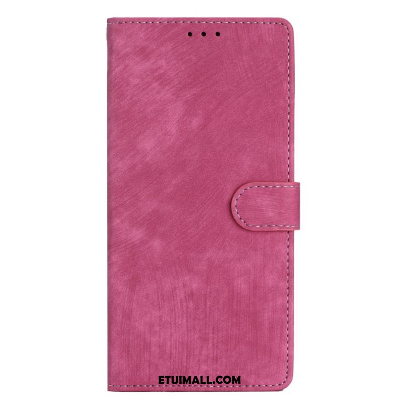 Etui Folio Samsung Galaxy A16 5g Efekt Zamszu Z Paskiem Etui Ochronne