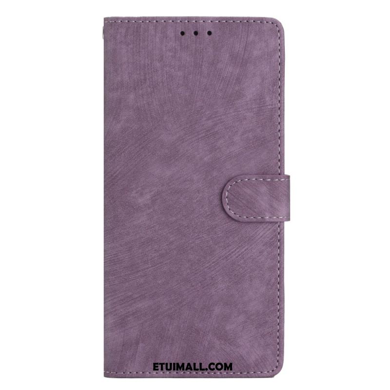 Etui Folio Samsung Galaxy A16 5g Efekt Zamszu Z Paskiem Etui Ochronne