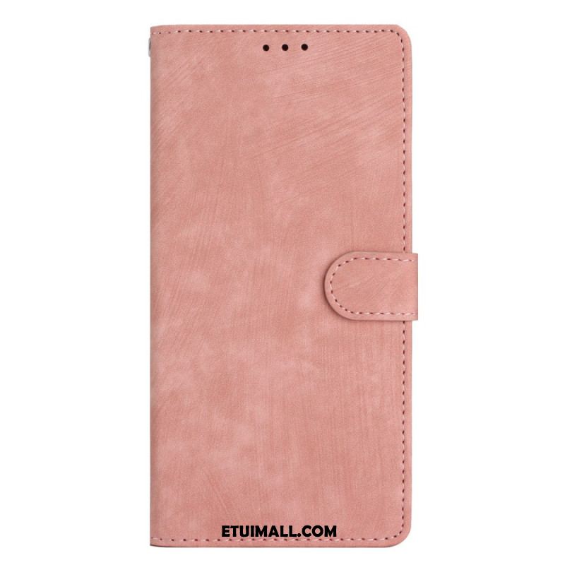 Etui Folio Samsung Galaxy A16 5g Efekt Zamszu Z Paskiem Etui Ochronne