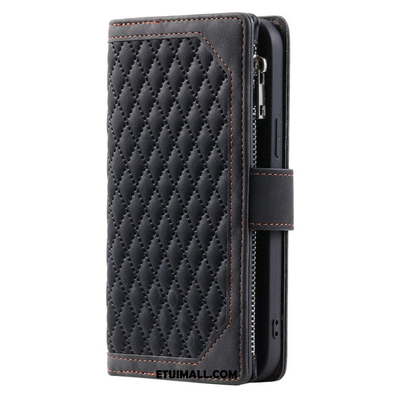 Etui Folio Samsung Galaxy A16 5g Pikowany Portfel Etui Ochronne