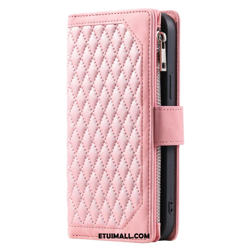 Etui Folio Samsung Galaxy A16 5g Pikowany Portfel Etui Ochronne