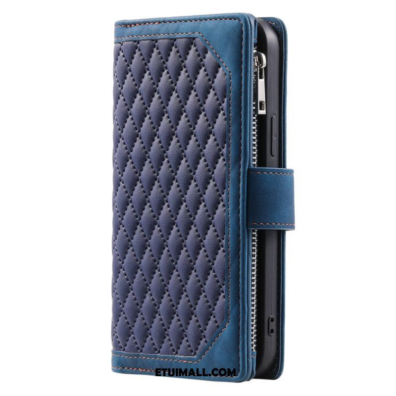 Etui Folio Samsung Galaxy A16 5g Pikowany Portfel Etui Ochronne