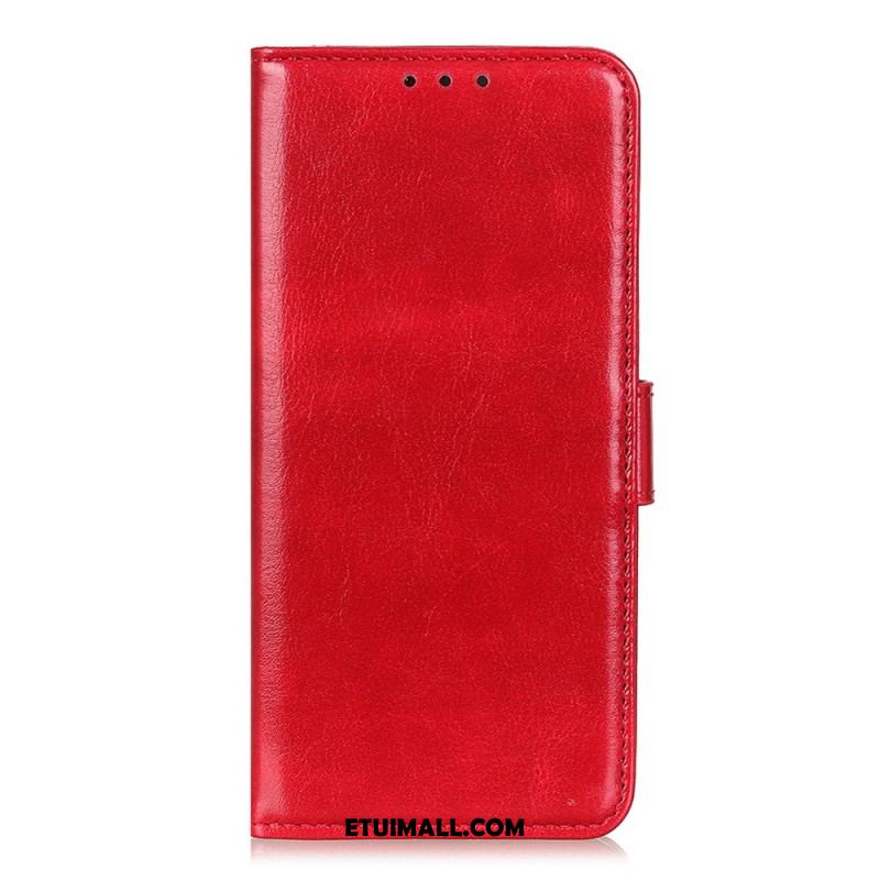 Etui Folio Samsung Galaxy A16 5g Woskowana Imitacja Skóry Etui Ochronne