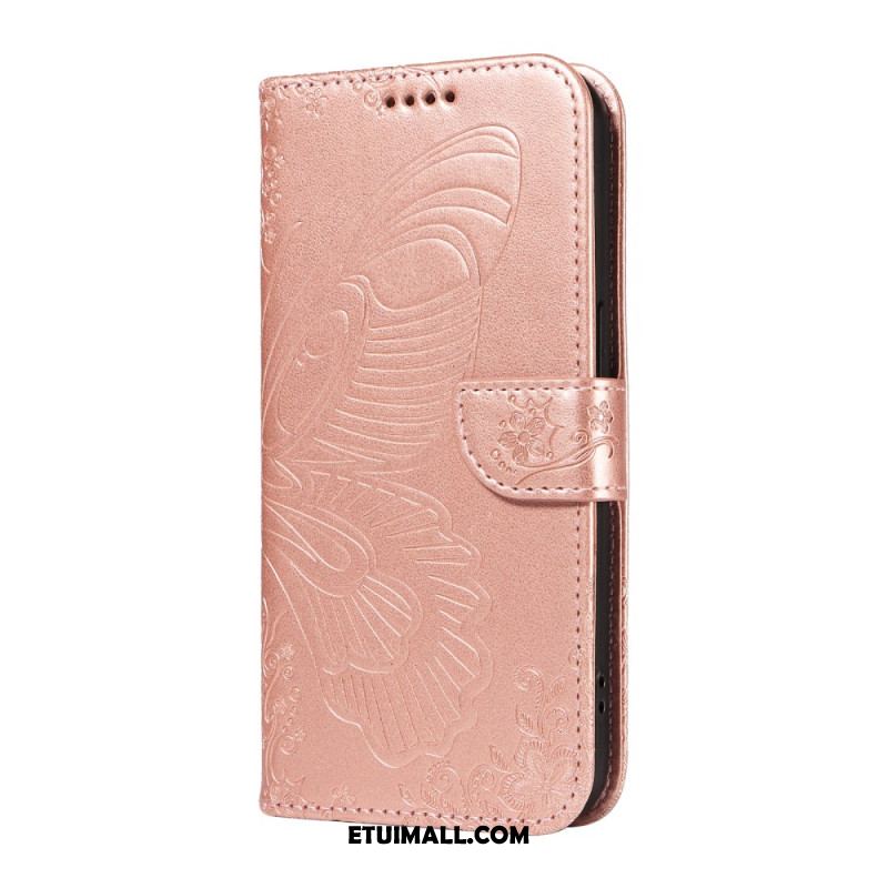 Etui Folio Samsung Galaxy A16 5g Ślad Motyla Etui Ochronne