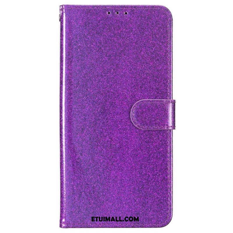 Etui Folio Samsung Galaxy A55 5g Cekinowy Pasek Etui Ochronne