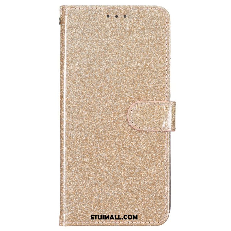 Etui Folio Samsung Galaxy A55 5g Cekinowy Pasek Etui Ochronne