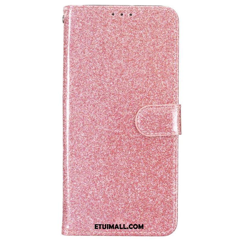 Etui Folio Samsung Galaxy A55 5g Cekinowy Pasek Etui Ochronne