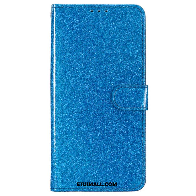 Etui Folio Samsung Galaxy A55 5g Cekinowy Pasek Etui Ochronne