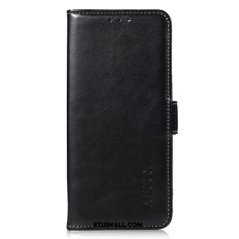 Etui Folio Samsung Galaxy A55 5g Efekt Skóry Abeel Etui Ochronne