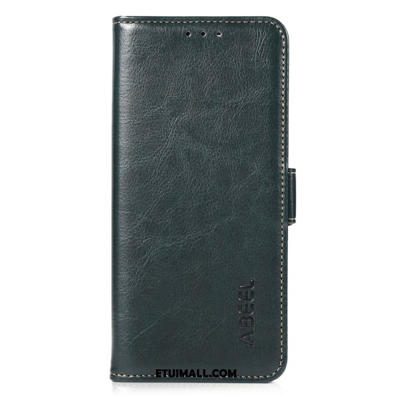 Etui Folio Samsung Galaxy A55 5g Efekt Skóry Abeel Etui Ochronne