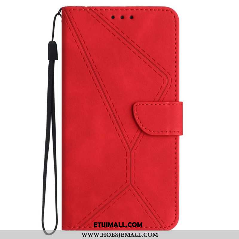 Etui Folio Samsung Galaxy A55 5g Linie I Kropkowane Paski