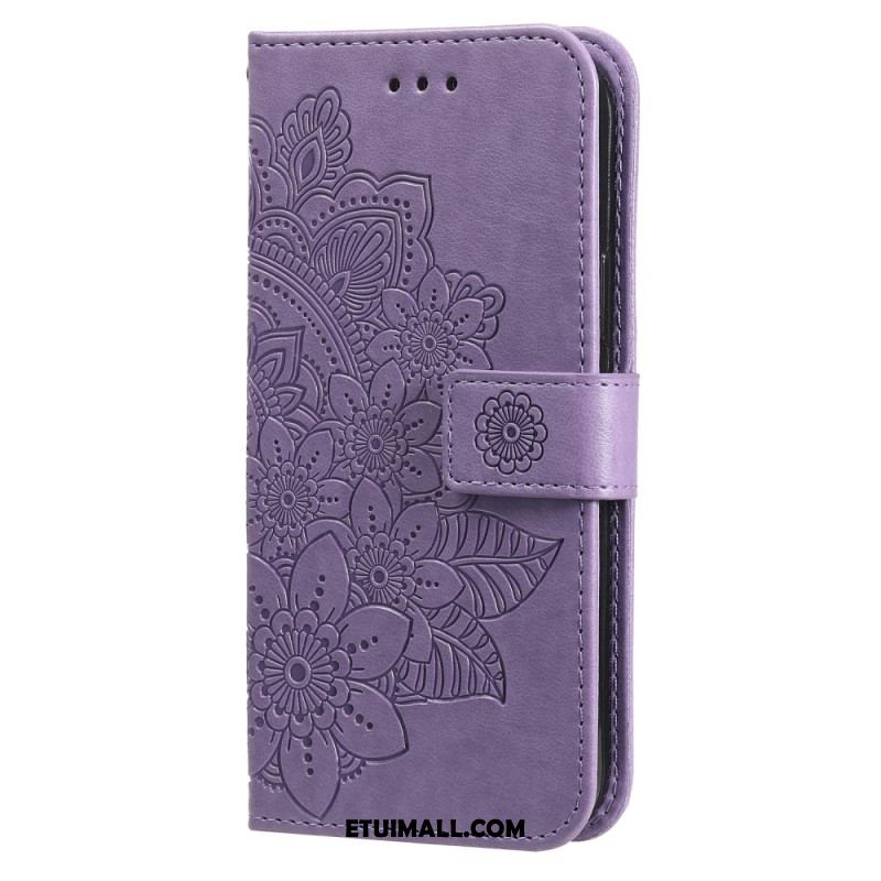 Etui Folio Samsung Galaxy A55 5g Mandala Kwiatowa Z Paskiem