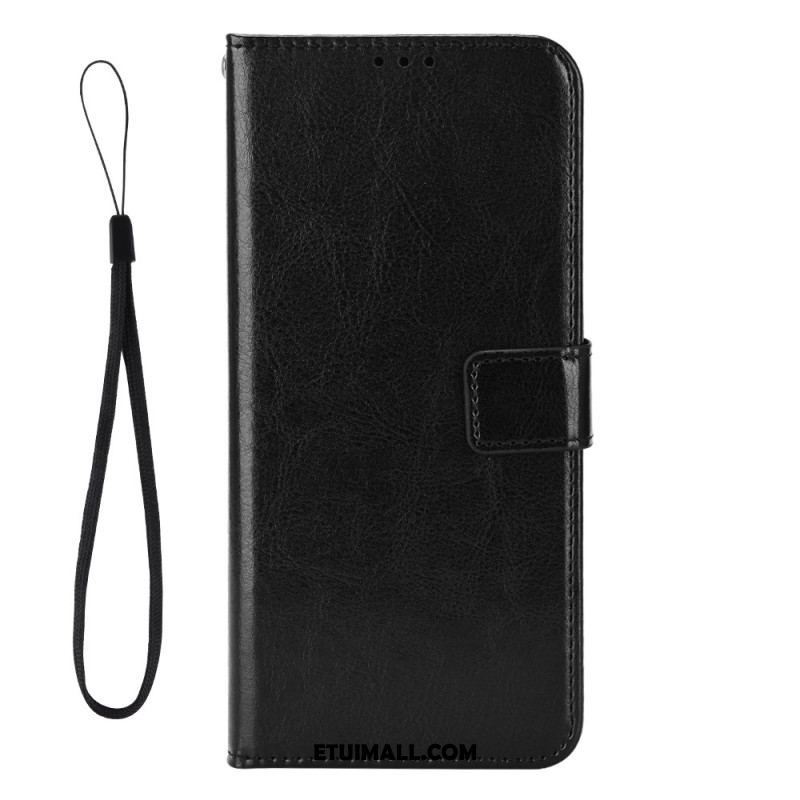 Etui Folio Samsung Galaxy A55 5g Sztuczna Skóra Z Paskiem