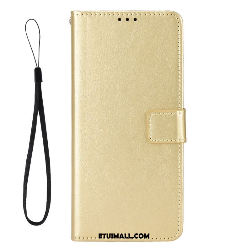 Etui Folio Samsung Galaxy A55 5g Sztuczna Skóra Z Paskiem