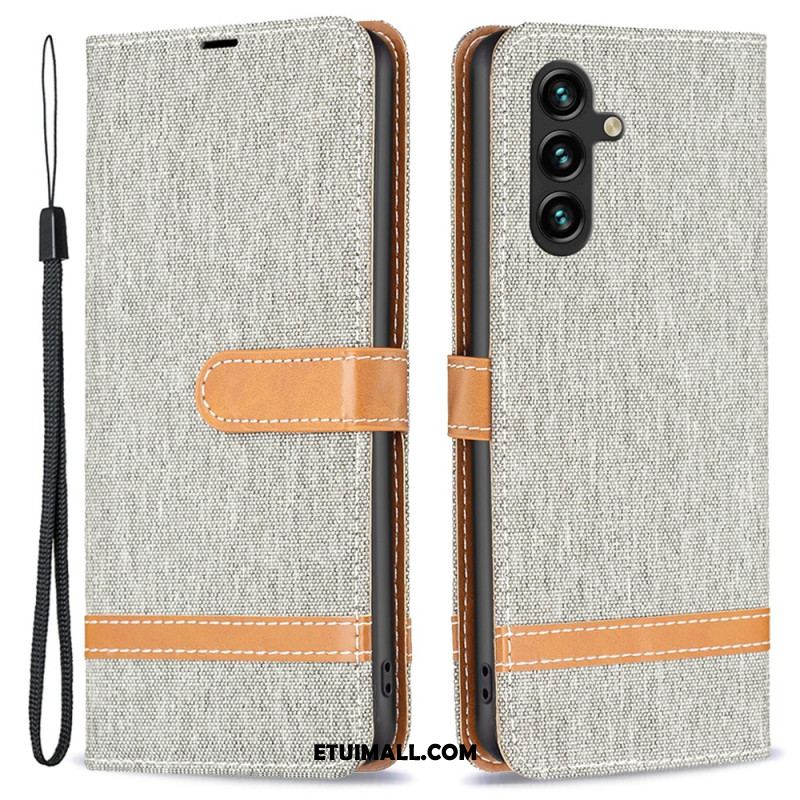 Etui Folio Samsung Galaxy A55 5g Tkanina Etui Ochronne