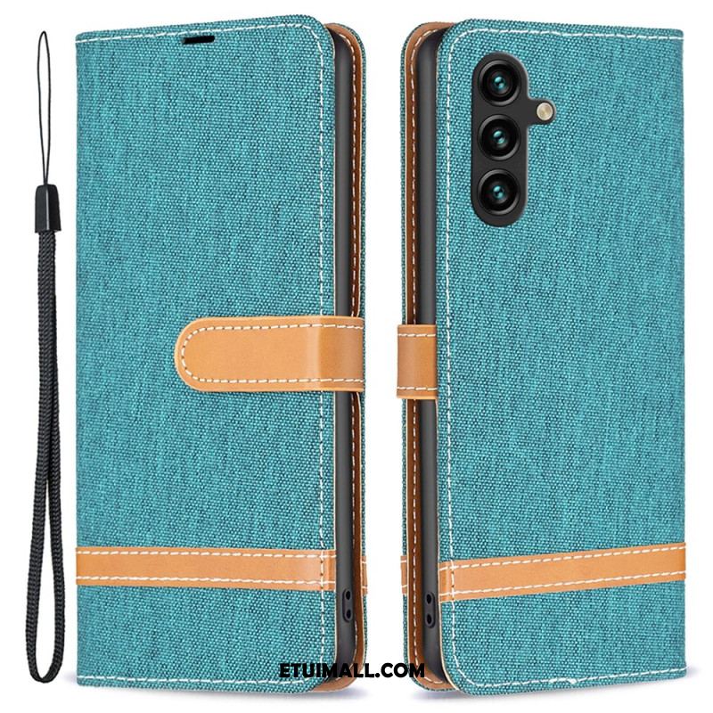 Etui Folio Samsung Galaxy A55 5g Tkanina Etui Ochronne