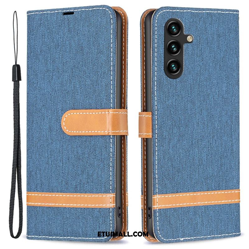 Etui Folio Samsung Galaxy A55 5g Tkanina Etui Ochronne