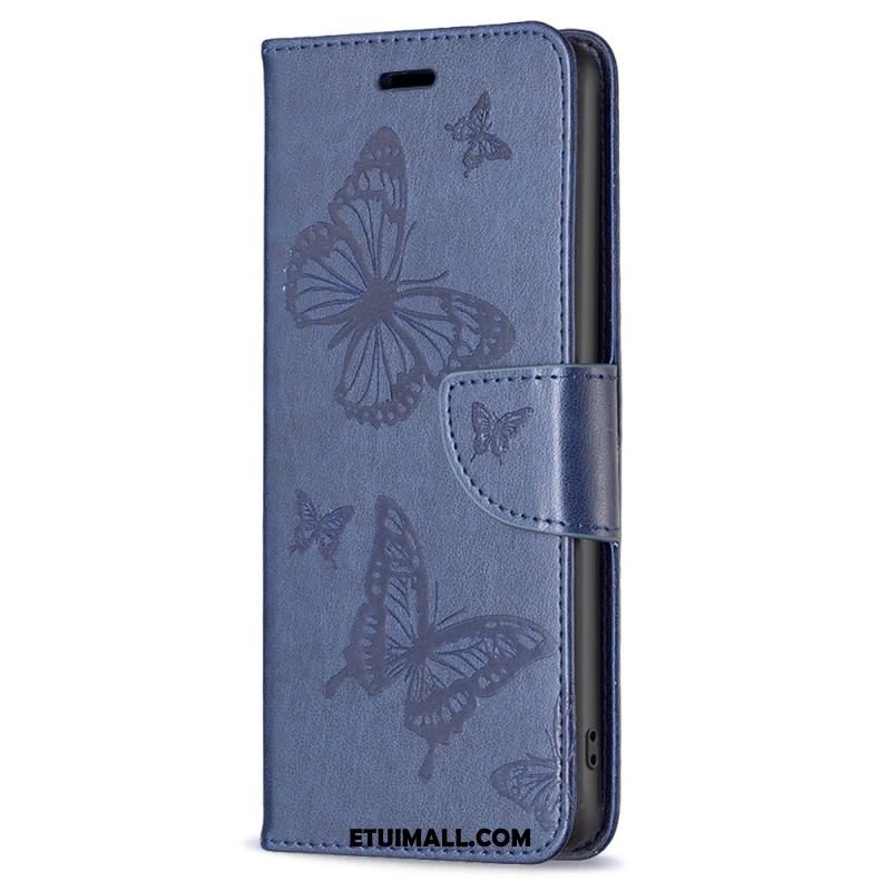 Etui Folio Samsung Galaxy A55 5g Wzór W Motyle Z Paskiem