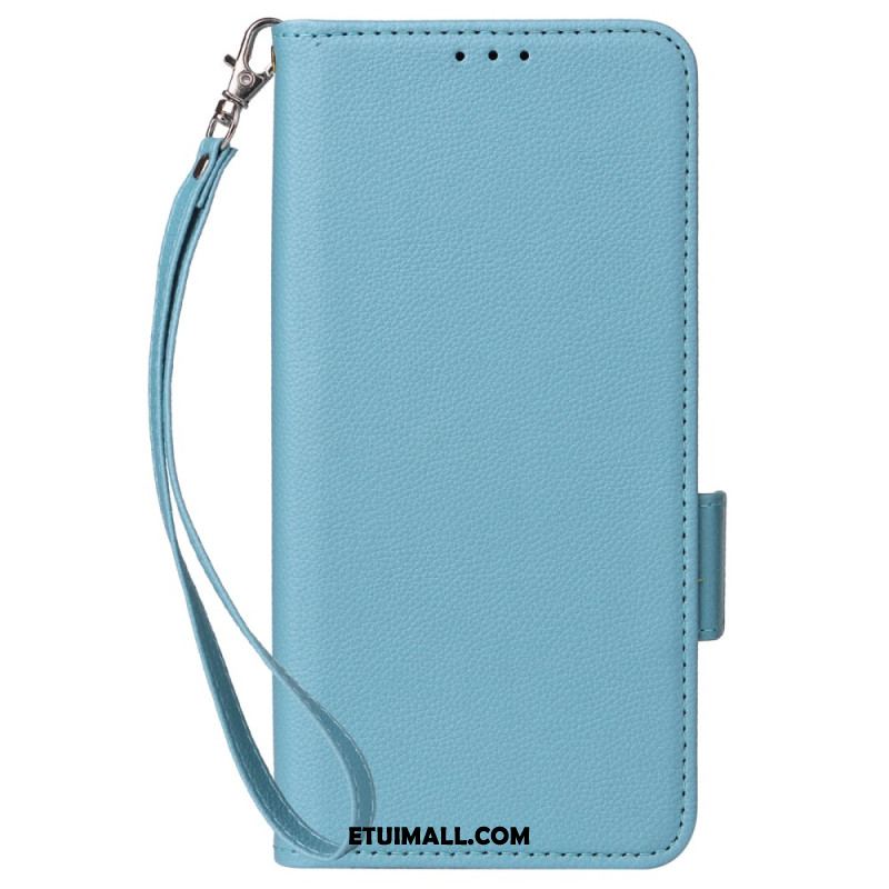 Etui Folio Samsung Galaxy M55 5g Finezja Z Paskiem Etui Ochronne