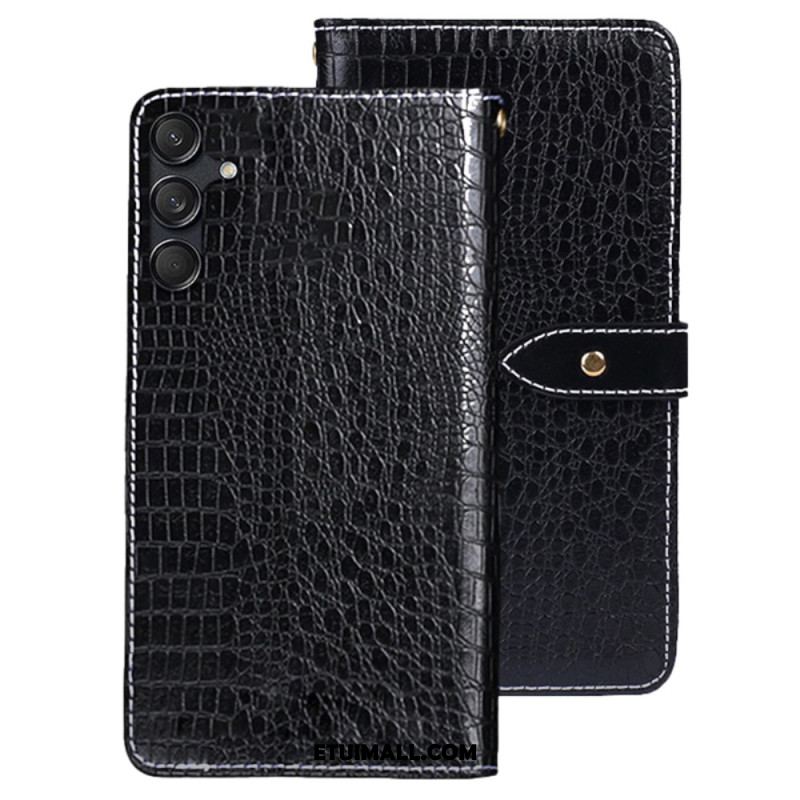 Etui Folio Samsung Galaxy M55 5g Styl Krokodyla Idewei