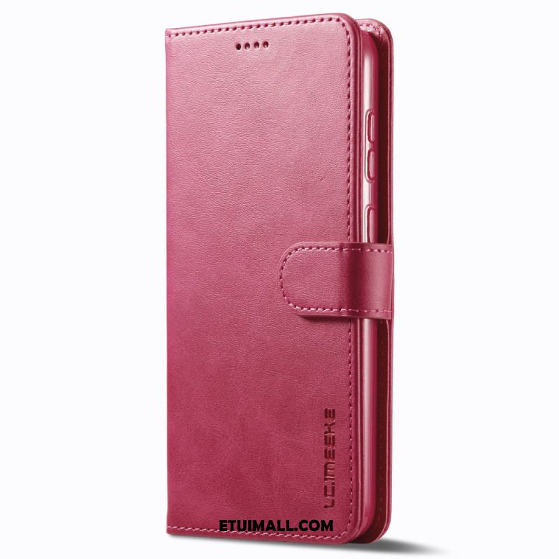 Etui Folio Samsung Galaxy S24 5g Efekt Skóry Lc.imeeke Etui Ochronne