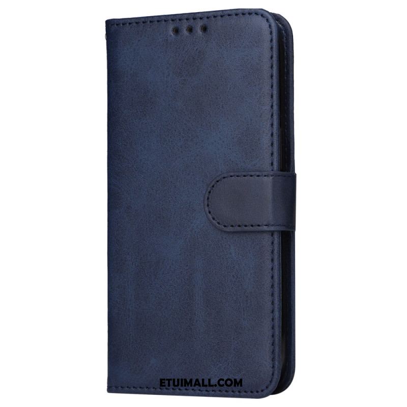 Etui Folio Samsung Galaxy S24 5g Efekt Skóry Z Paskiem Etui Ochronne